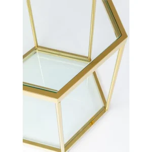 KARE Design Mesa de Apoio Comb Dourada 55cm New