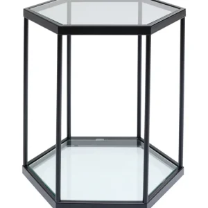 KARE Design Mesa de apoio Comb preta 55cm Online