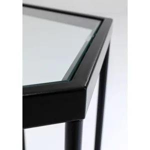 KARE Design Mesa de apoio Comb preta 55cm Online