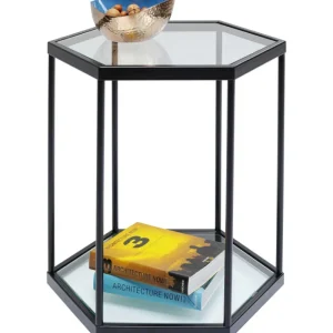 KARE Design Mesa de apoio Comb preta 55cm Online