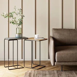 KARE Design Mesa de apoio Diego (conjunto de 2) Outlet