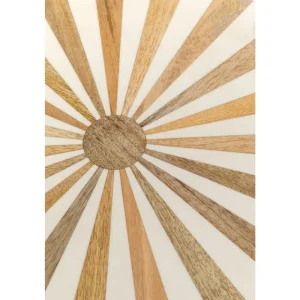 KARE Design Mesa de apoio Domero Cirque Gold White Ø40 cm Clearance