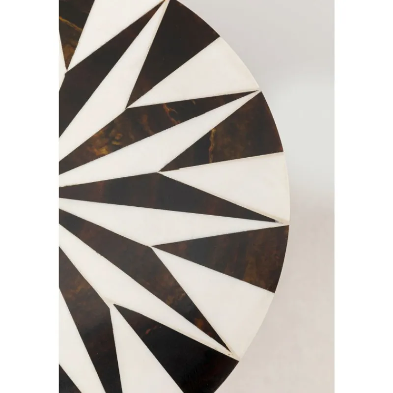 mesa_de_apoio_domero_star_1-1.webp KARE Design Mesa de apoio Domero Star Castanho/Branco Ø25 cm Online