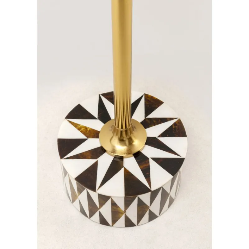 mesa_de_apoio_domero_star_2-1.webp KARE Design Mesa de apoio Domero Star Castanho/Branco Ø25 cm Online