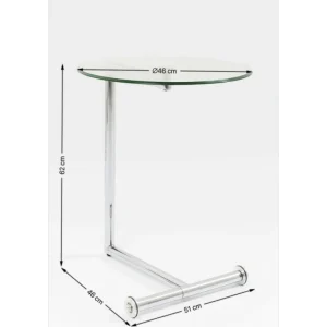 KARE Design Mesa de Apoio Easy Living Clear Ø46cm Sale
