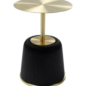 KARE Design Mesa de apoio Endless Vegas Black Ø40 cm Sale