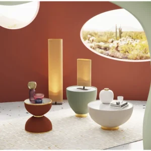 KARE Design Mesa de apoio Endless Vegas Green Ø47 cm Online