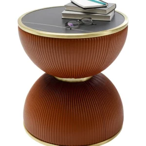 KARE Design Mesa de apoio Endless Vegas Orange Ø47 cm Outlet