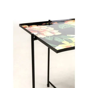 KARE Design Mesa de apoio Flowers Garden Square (Conj. 2) Discount