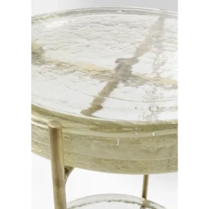 KARE Design Mesa De Apoio Ice Double Ø30cm Outlet