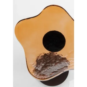 KARE Design Mesa de apoio Lava laranja Ø30 cm Discount