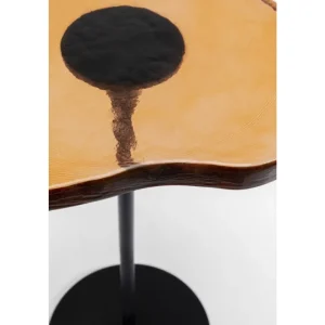 KARE Design Mesa de apoio Lava laranja Ø30 cm Discount