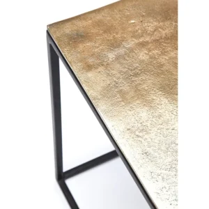 KARE Design Mesa de Apoio Loft Square Vintage (conj.3) 41x41cm Outlet