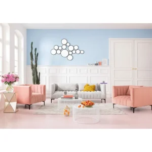 KARE Design Mesa de Apoio Luxury Triangle Champagne Clearance