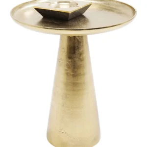 KARE Design Mesa de Apoio Plateau Uno Brass Ø45cm Discount