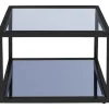 KARE Design Mesa de apoio Quadro Black 50x50 cm Outlet