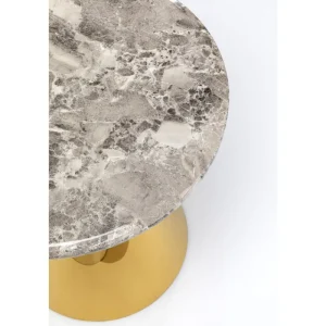 KARE Design Mesa de Apoio Rita Gold Ø50 cm New