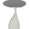 KARE Design Mesa de apoio Spacey Silver Ø36cm Clearance