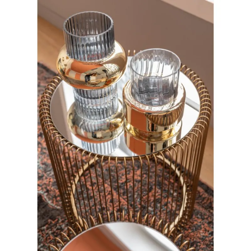 mesa_de_apoio_wire_brass__4.webp KARE Design Mesa de Apoio Wire Brass (conj.2) Ø44cm Sale