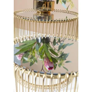 KARE Design Mesa de Apoio Wire Brass (conj.2) Ø44cm Sale