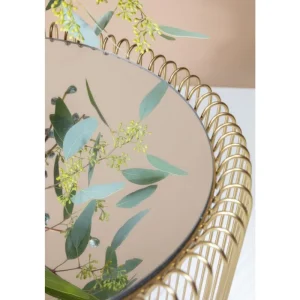 KARE Design Mesa de Apoio Wire Brass (conj.2) Ø44cm Sale