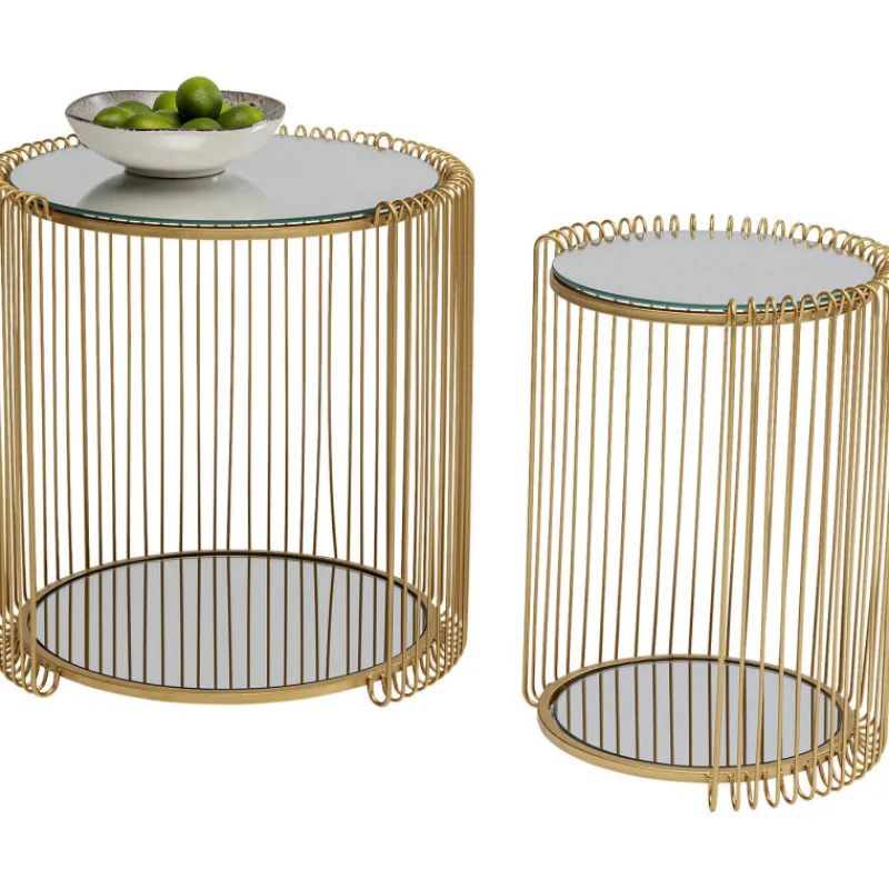 mesa_de_apoio_wire_double_4.webp KARE Design Mesa de Apoio Wire Double laiton (2/Set) Fashion