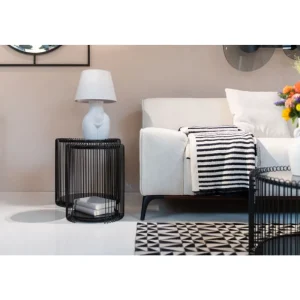 KARE Design Mesa de apoio Wire Double preto (2/Set) Sale