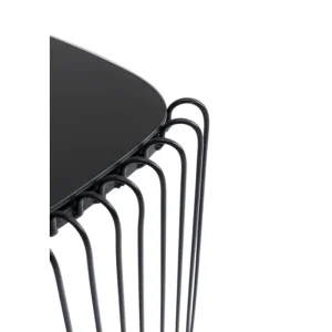 KARE Design Mesa de Apoio Wire Triangle Preto (conj.2) Discount