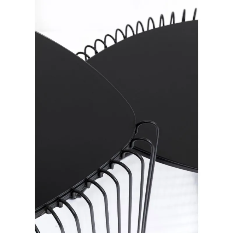 mesa_de_apoio_wire_triang_3.webp KARE Design Mesa de Apoio Wire Triangle Preto (conj.2) Discount