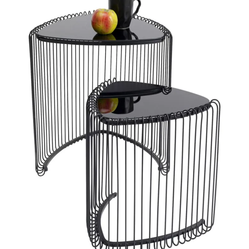 mesa_de_apoio_wire_triang_5.webp KARE Design Mesa de Apoio Wire Triangle Preto (conj.2) Discount