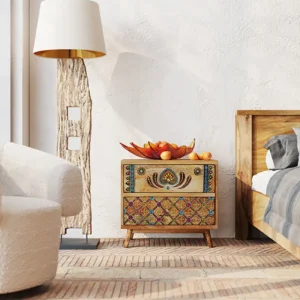 KARE Design Mesa de cabeicera Menorca 50x46cm Hot