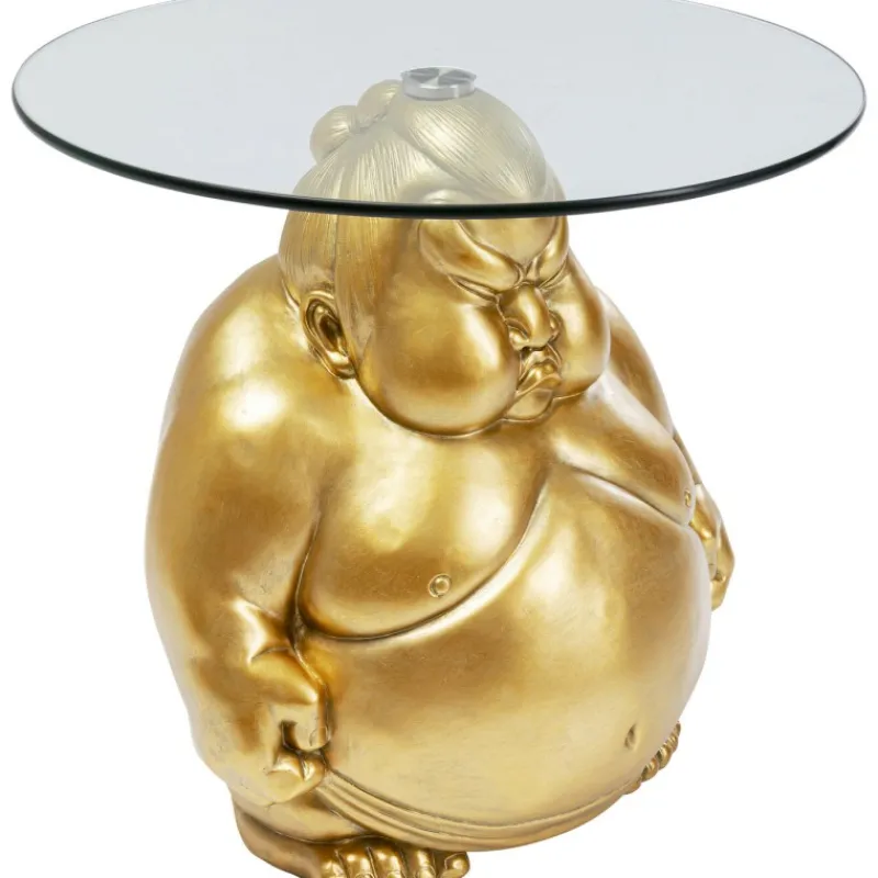 mesa_de_canto_monk_dourad_3.webp KARE Design Mesa de canto Monk dourada Ø54 cm Sale