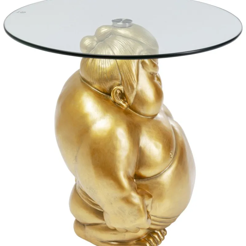 mesa_de_canto_monk_dourad_5.webp KARE Design Mesa de canto Monk dourada Ø54 cm Sale