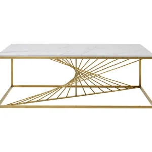 KARE Design Mesa de Centro Art Marble vidro 140x70cm Fashion