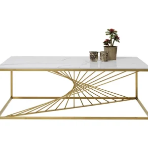 KARE Design Mesa de Centro Art Marble vidro 140x70cm Fashion