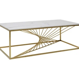 KARE Design Mesa de Centro Art Marble vidro 140x70cm Fashion