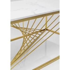 KARE Design Mesa de Centro Art Marble vidro 140x70cm Fashion