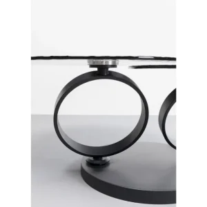 KARE Design Mesa de centro Beverly Bubble preta 133x80cm Hot