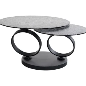 KARE Design Mesa de centro Beverly Bubble preta 133x80cm Hot