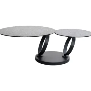 KARE Design Mesa de centro Beverly Bubble preta 133x80cm Hot