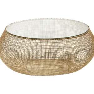 KARE Design Mesa de Centro Cesta Gold Online