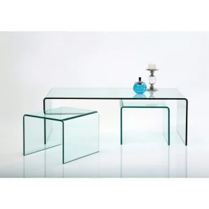 KARE Design Mesa de Centro Clear Club (conj.3) Online