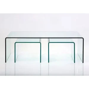 KARE Design Mesa de Centro Clear Club (conj.3) Online