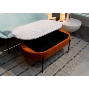 KARE Design Mesa de centro com armazenamento Ballabile 114 x 60 cm Sale