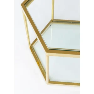 KARE Design Mesa de Centro Comb Dourada 45cm Best