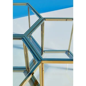 KARE Design Mesa de Centro Comb Dourada 45cm Best