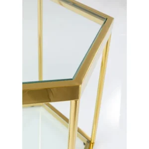 KARE Design Mesa de Centro Comb Dourada 45cm Best