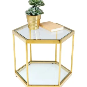 KARE Design Mesa de Centro Comb Dourada 45cm Best