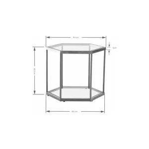 KARE Design Mesa de Centro Comb Dourada 45cm Best