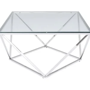 KARE Design Mesa de Centro Cristallo 80x80cm Clearance